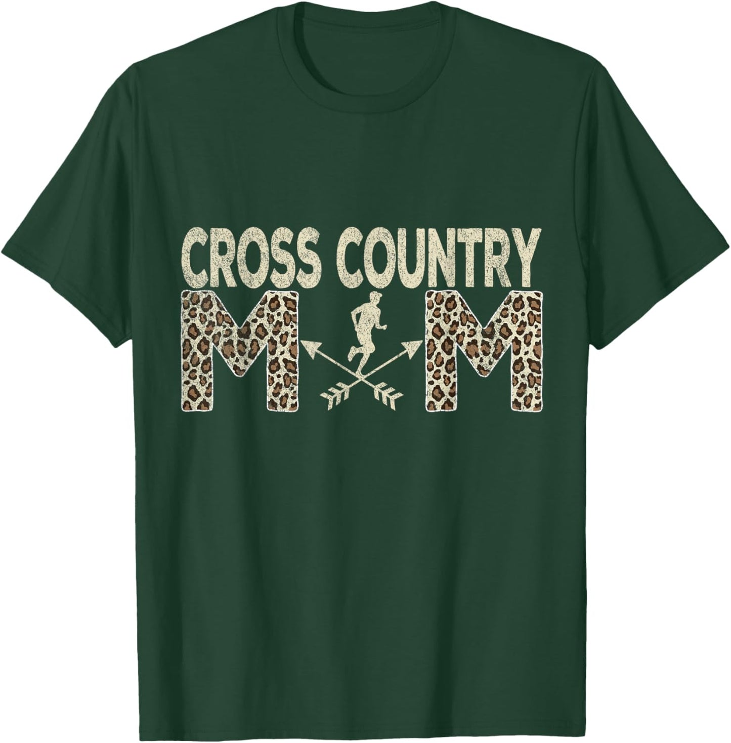 Funny Cross Country Mom Cross Country Running T-Shirt - T-Shirt | Forest