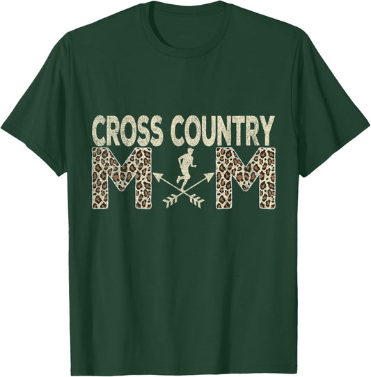 Funny Cross Country Mom Cross Country Running T-Shirt - T-Shirt | Forest