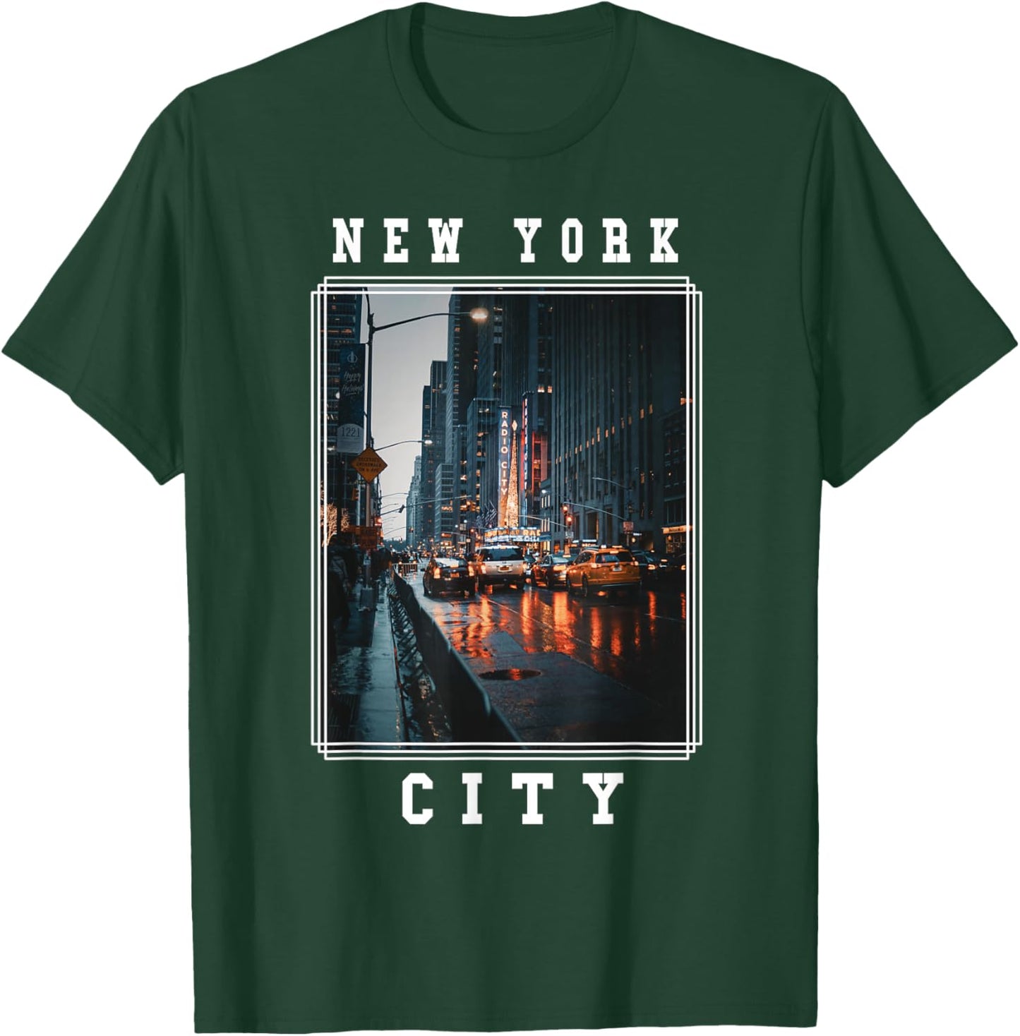 New York City Photograph New York Souvenir T-Shirt - T-Shirt | Forest
