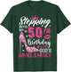 Stepping Into My 50th Birthday With Gods Grace And Mercy T-Shirt - T-Shirt | Forest