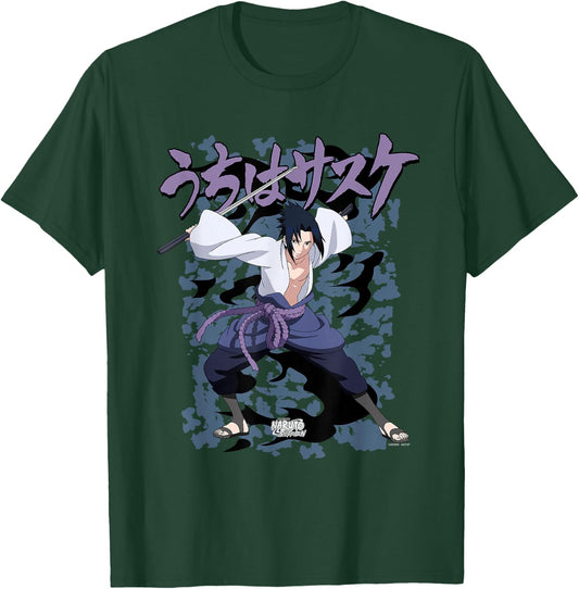 Naruto Shippuden Sasuke Curse T-Shirt - T-Shirt | Forest