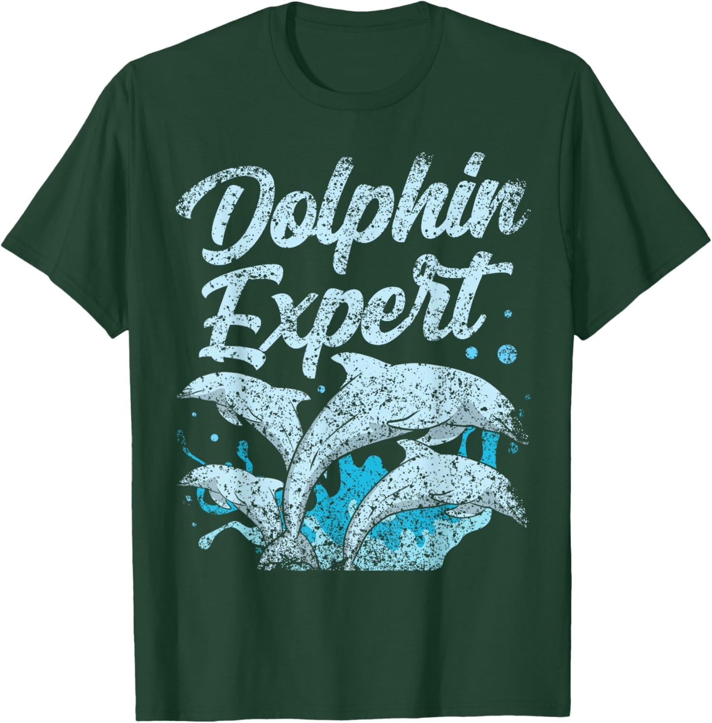 Dolphin Expert Cute Dolphins Lover Girls T-Shirt - T-Shirt | Forest