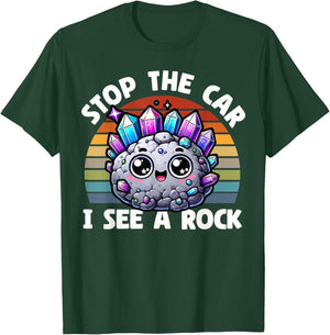 I See A Rock Geology Fun For Kids Science Product T-Shirt - T-Shirt | Forest