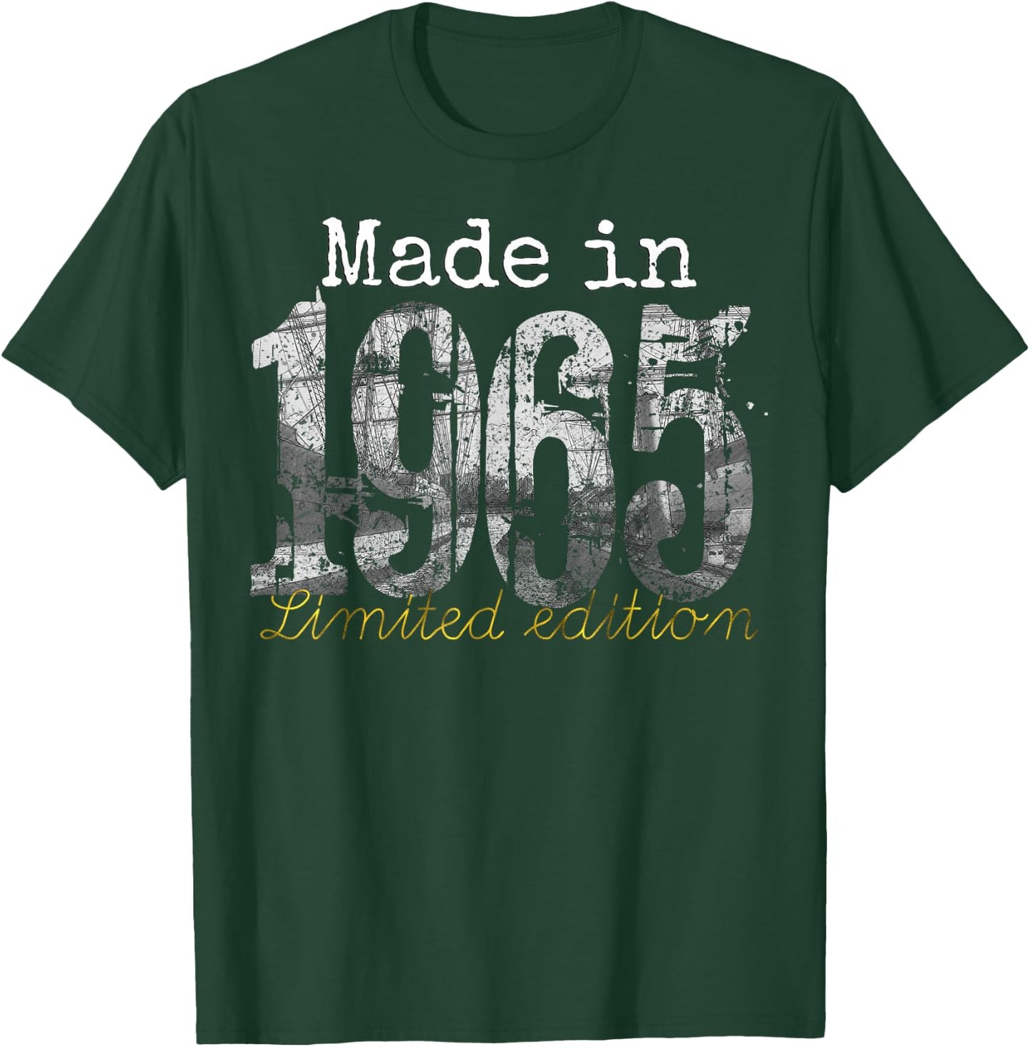 Made in 1965 - 60 Year Old Shirt 1965 60th Birthday Gift T-Shirt - T-Shirt | Forest