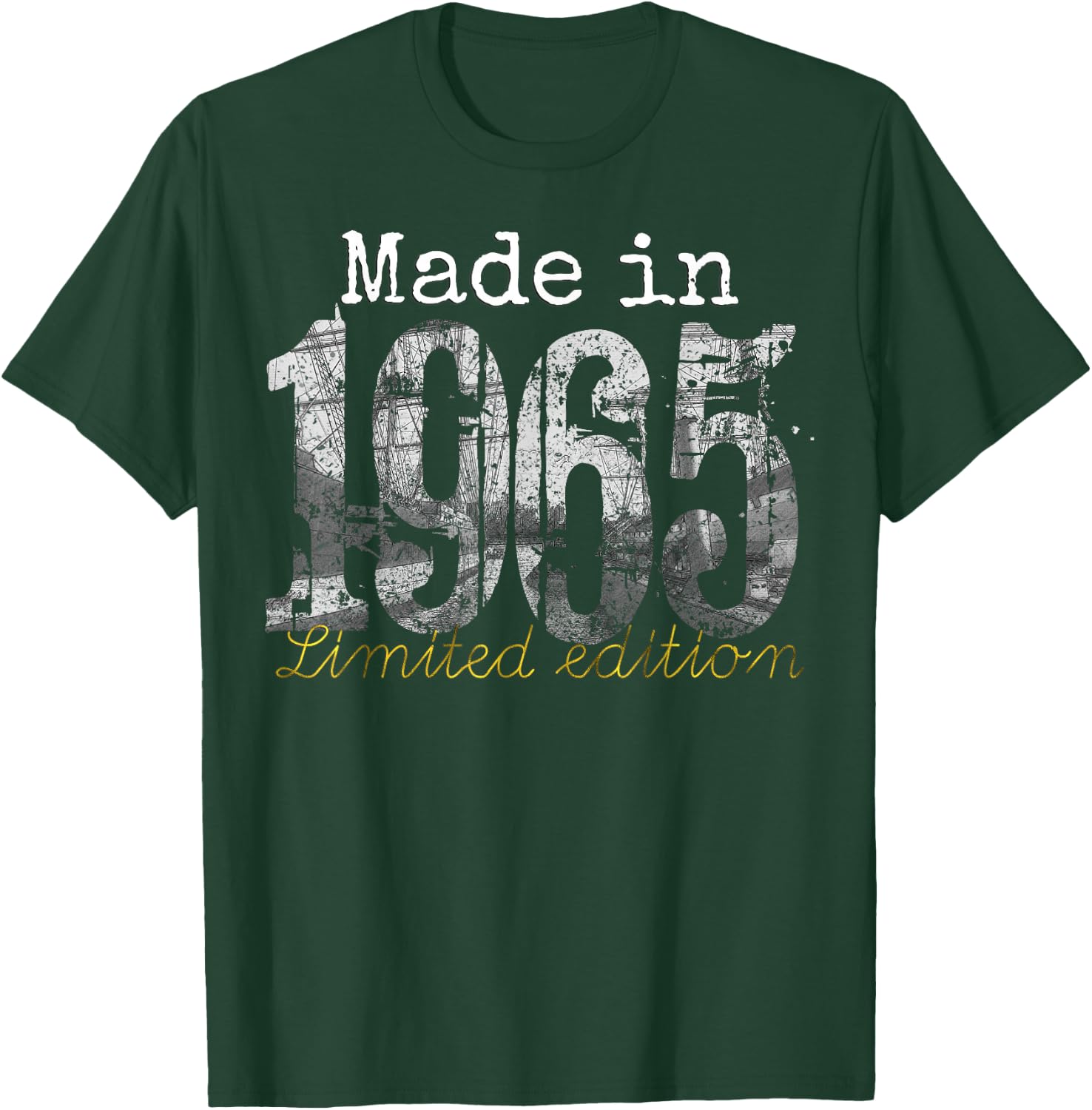 Made in 1965 - 60 Year Old Shirt 1965 60th Birthday Gift T-Shirt - T-Shirt | Forest