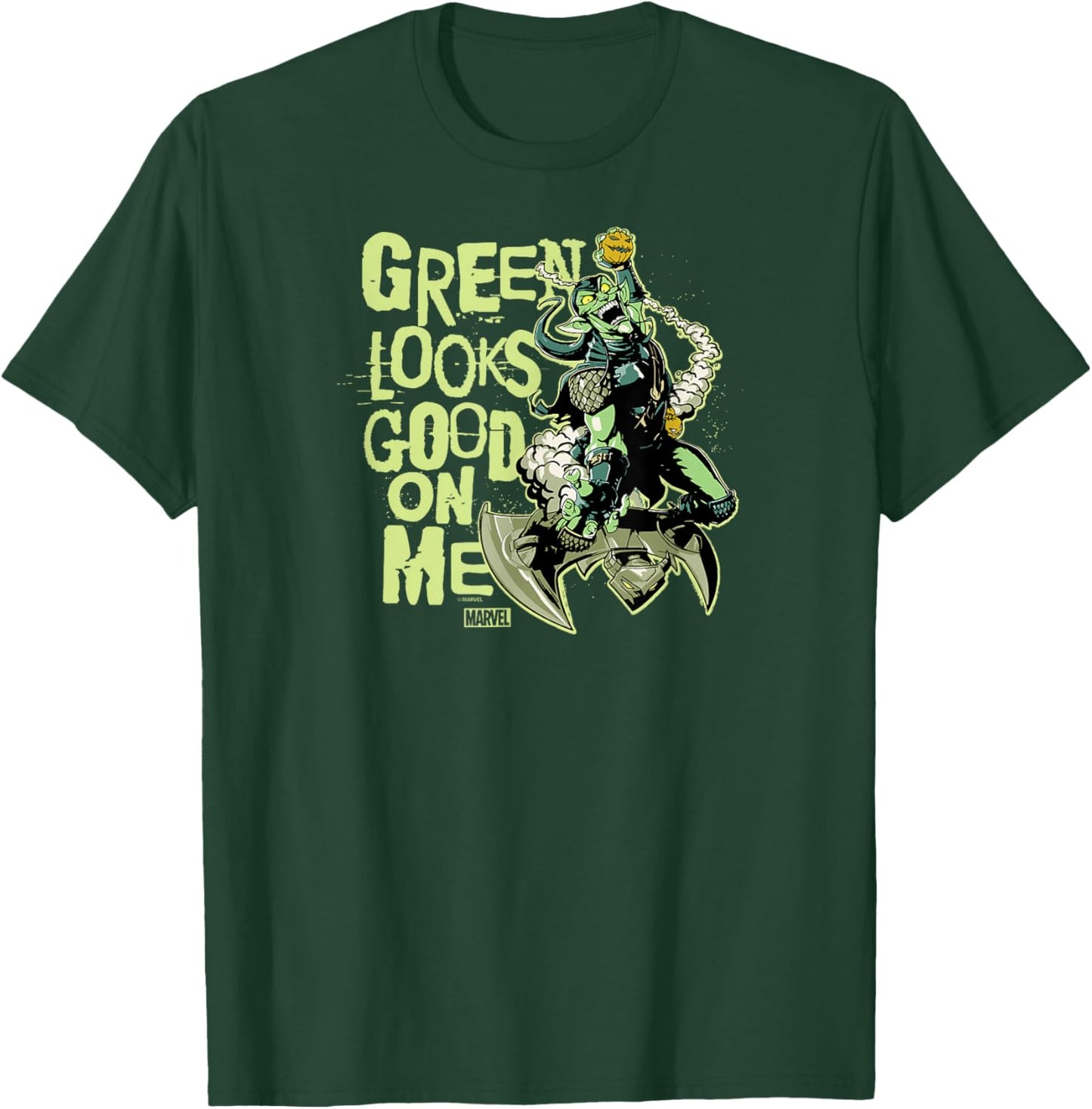 Green Goblin - Green Looks Good On Me St. Patrick's Day T-Shirt - T-Shirt | Forest