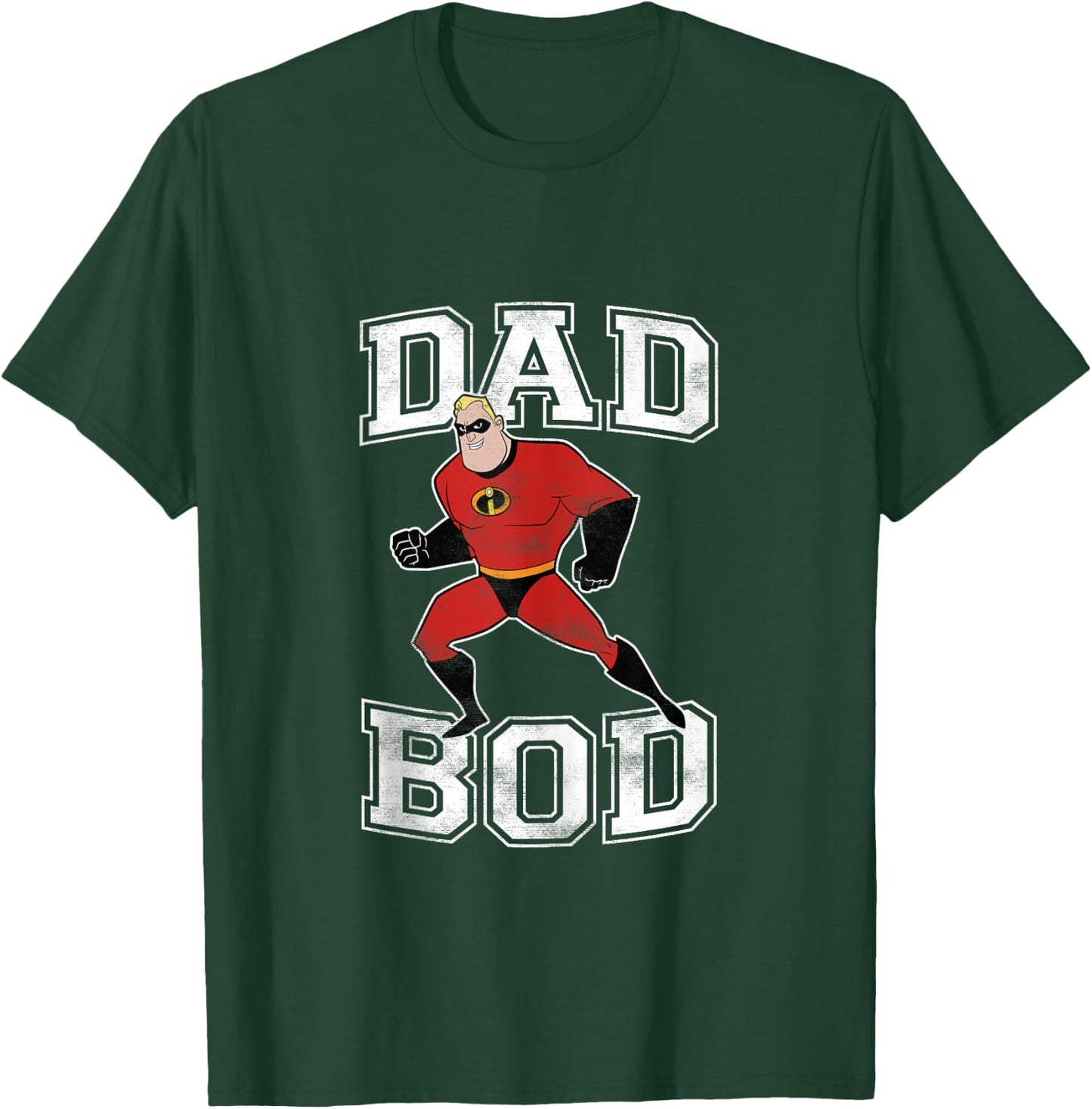 Disney Pixar Incredibles Mr. Incredible Dad Bod Portrait T-Shirt - T-Shirt | Forest
