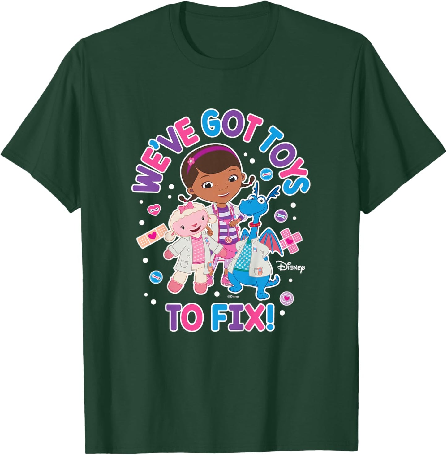Kids Doc McStuffins -We've Got Toys To Fix T-Shirt - T-Shirt | Forest