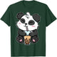 Boba Tapioca Pearls Bubble Milk Tea Drink Panda Lover T-Shirt - T-Shirt | Forest