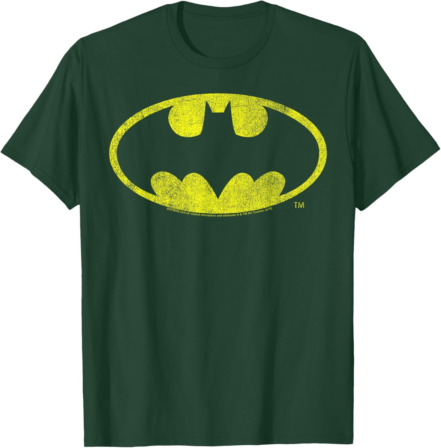 DC Comics Batman Distressed Logo T-Shirt - T-Shirt | Forest
