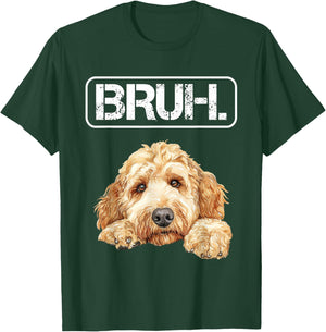 Goldendoodle Bruh Funny Dog Lover T-Shirt - T-Shirt | Forest