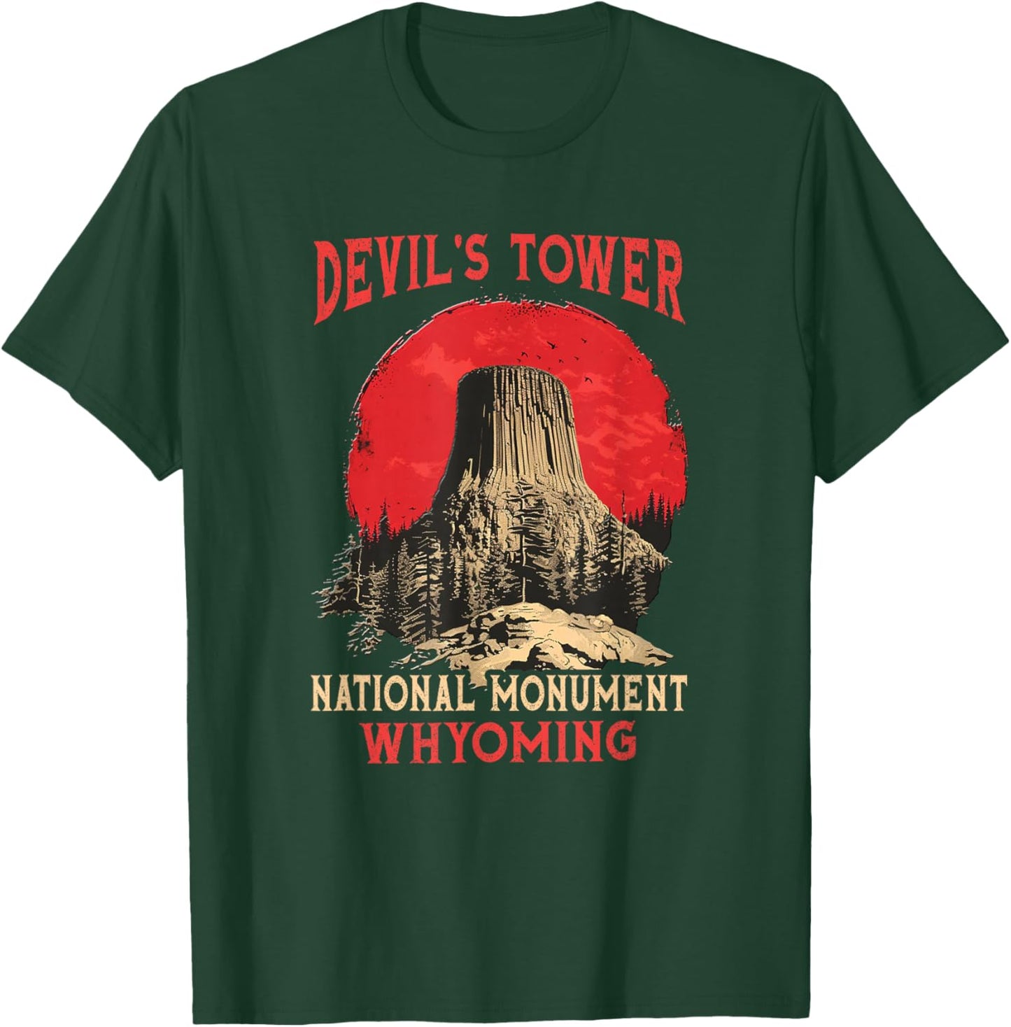 Devils Tower - Devils Tower T-Shirt - T-Shirt | Forest