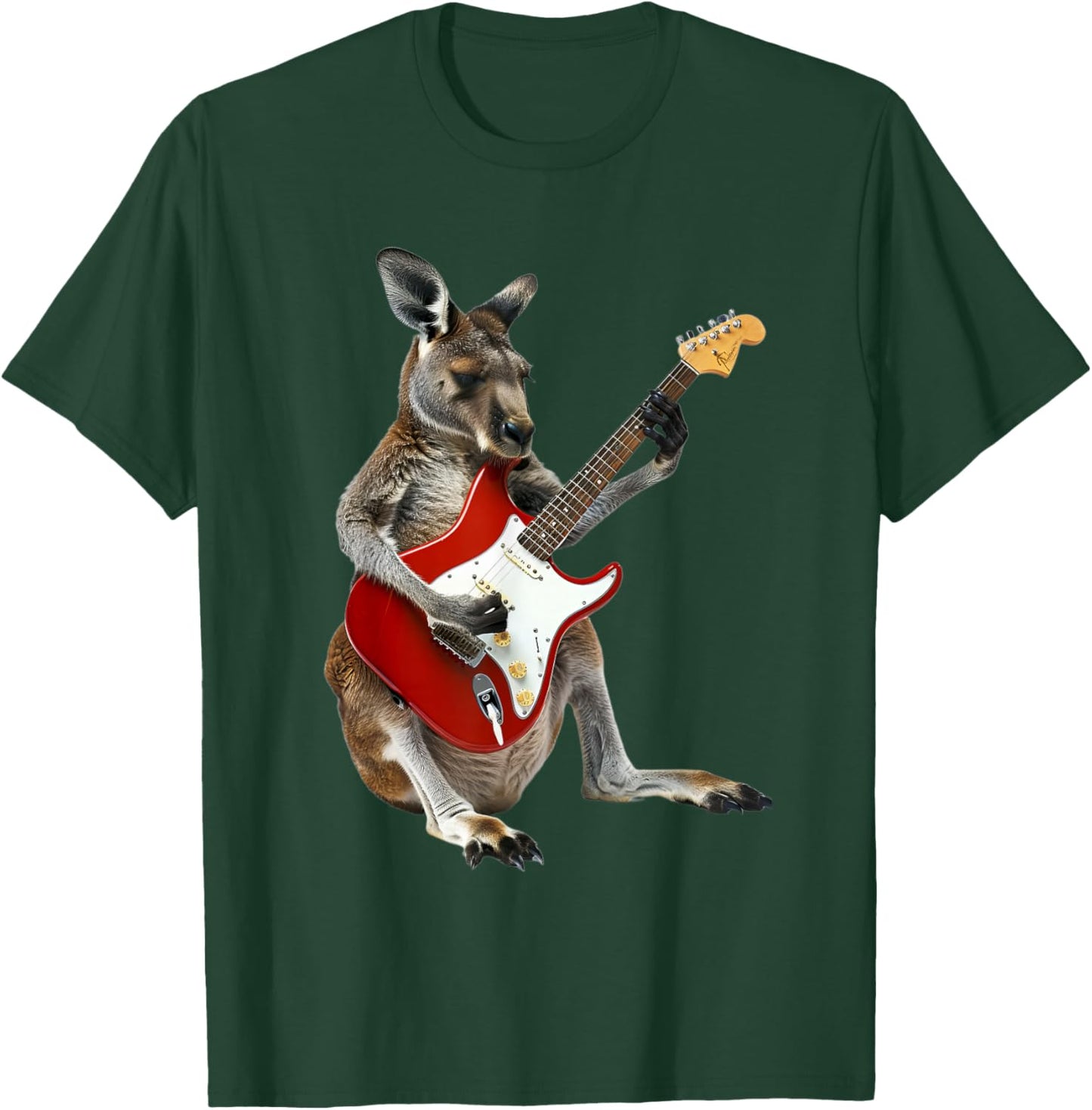 Kangaroo Guitar T-Shirt - T-Shirt | Forest
