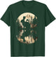 Rabbit Reflection Cute Bunny Nature Wildlife T-Shirt - T-Shirt | Forest