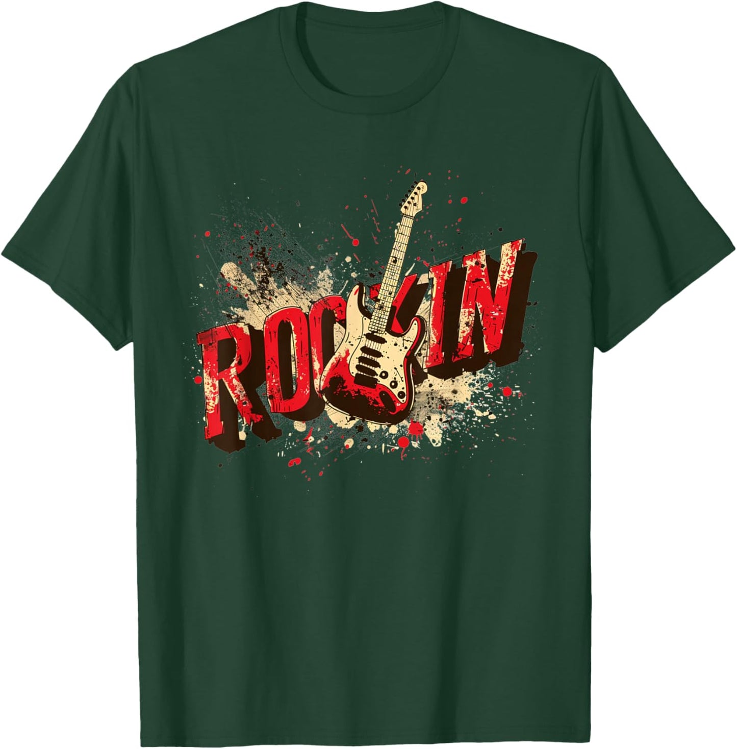 Rock'n Roll Gitarren-Outfit T-Shirt - T-Shirt | Forest