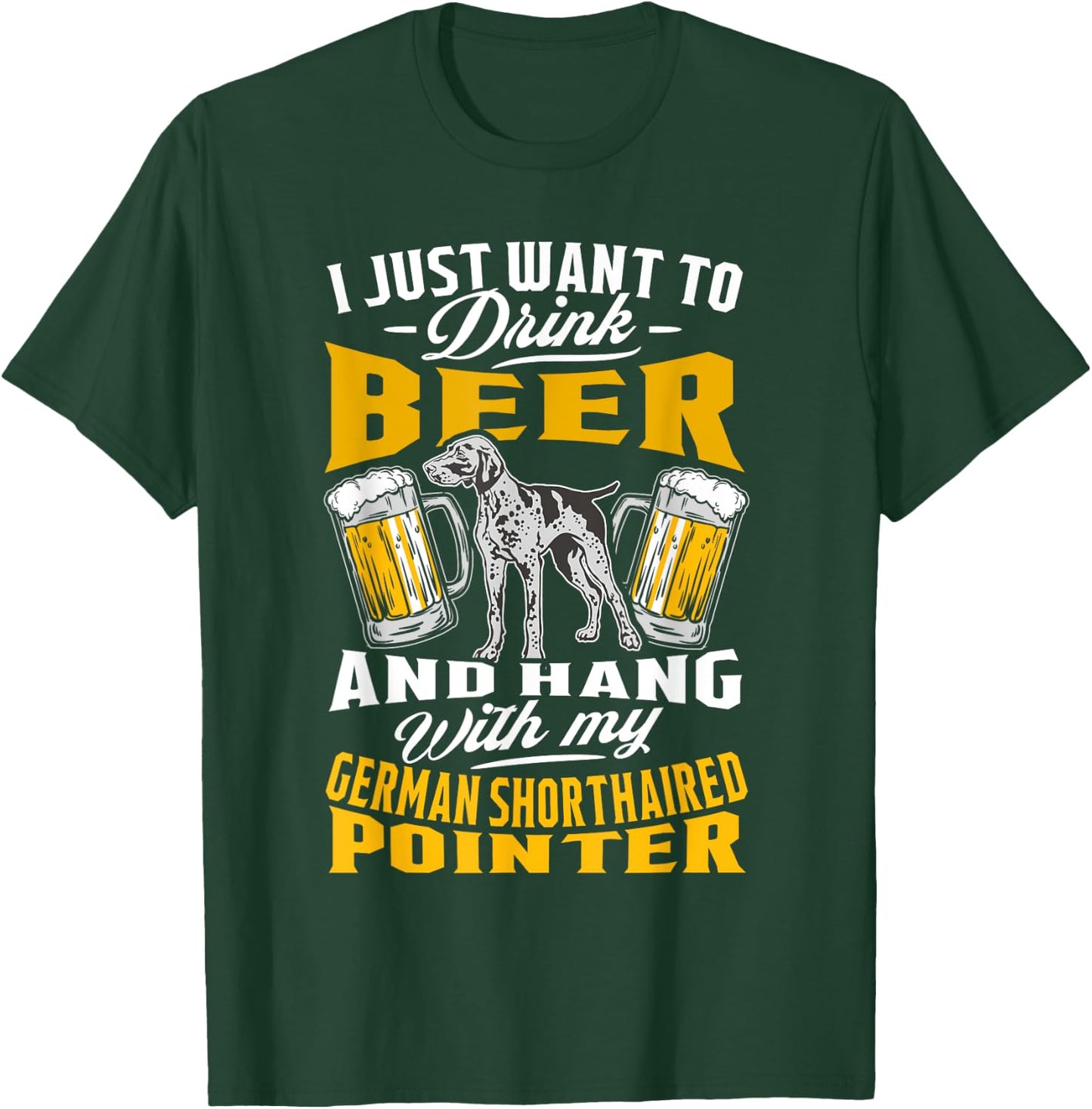 German Shorthaired Pointer Gifts German Shorthair Pointer T-Shirt - T-Shirt | Forest