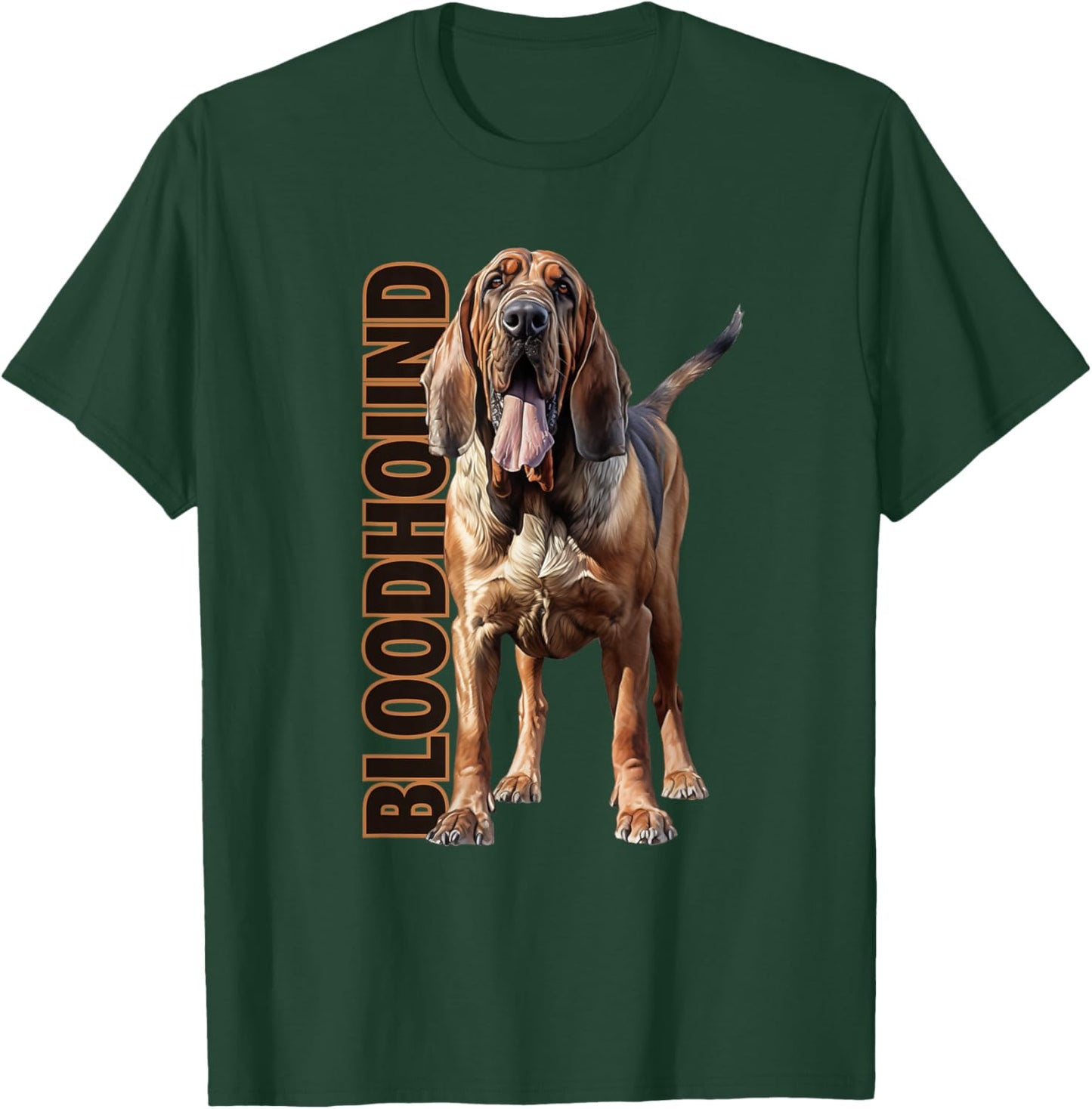 Bloodhound Watercolor T-Shirt - T-Shirt | Forest