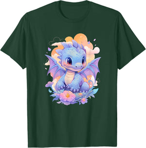Cute Dragon funny Dragon lover baby T-Shirt - T-Shirt | Forest