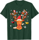 Christmas Librarian Reindeer Xmas Book Teachers Love Reading T-Shirt - T-Shirt | Forest