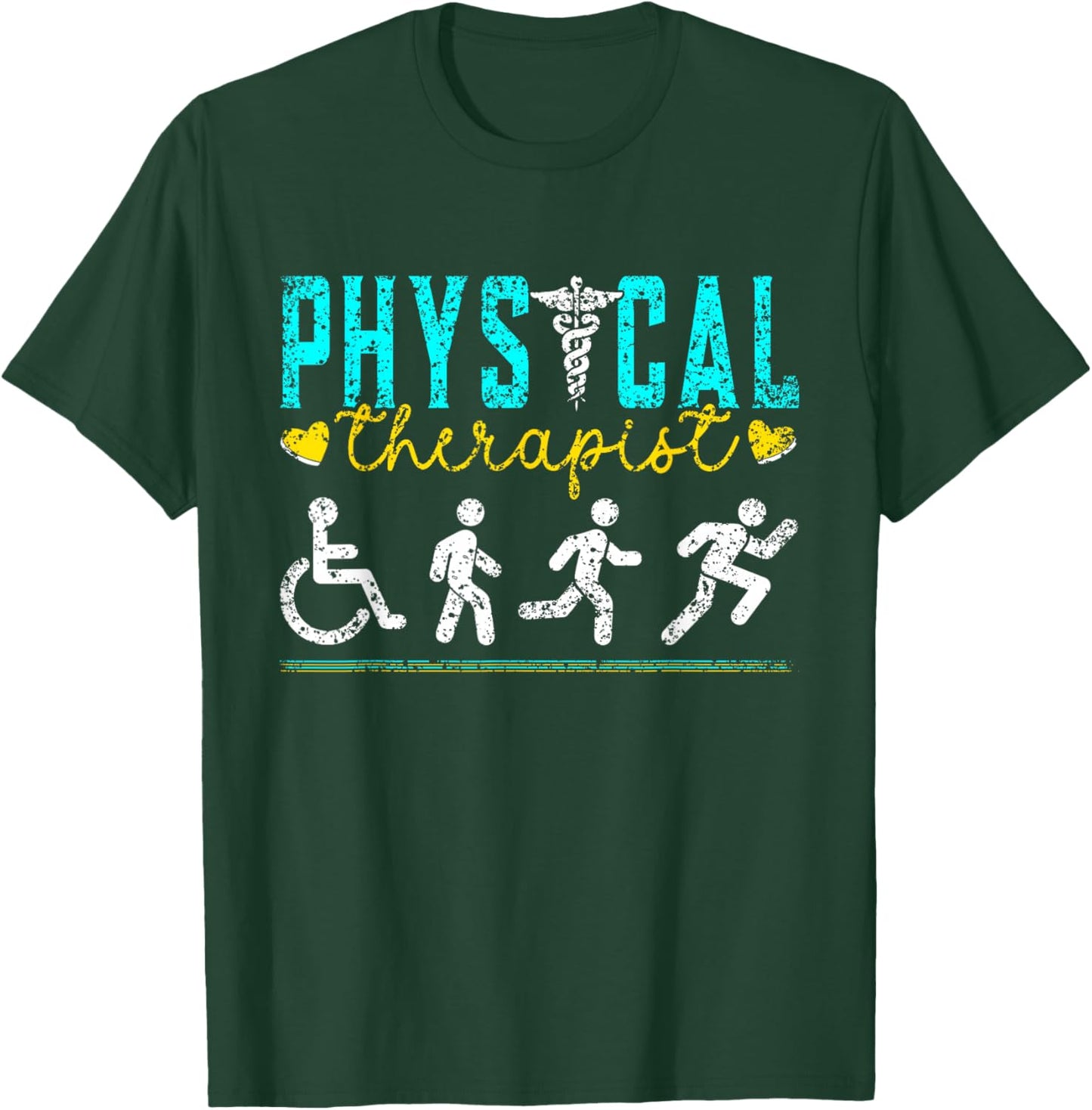 Physiotherapist Physio Physiotherapy Profession Physiotherapist T-Shirt - T-Shirt | Forest
