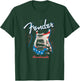 Fender Handmade Guitars 4th of July American Flag T-Shirt - T-Shirt | Forest
