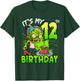It's My 12th Birthday Zombie Lover 12 Year Old Boys Girls T-Shirt - T-Shirt | Forest