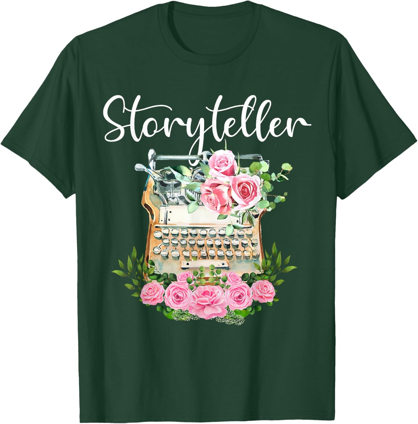Storyteller Writer Journalist Blogger Writing T-Shirt - T-Shirt | Forest