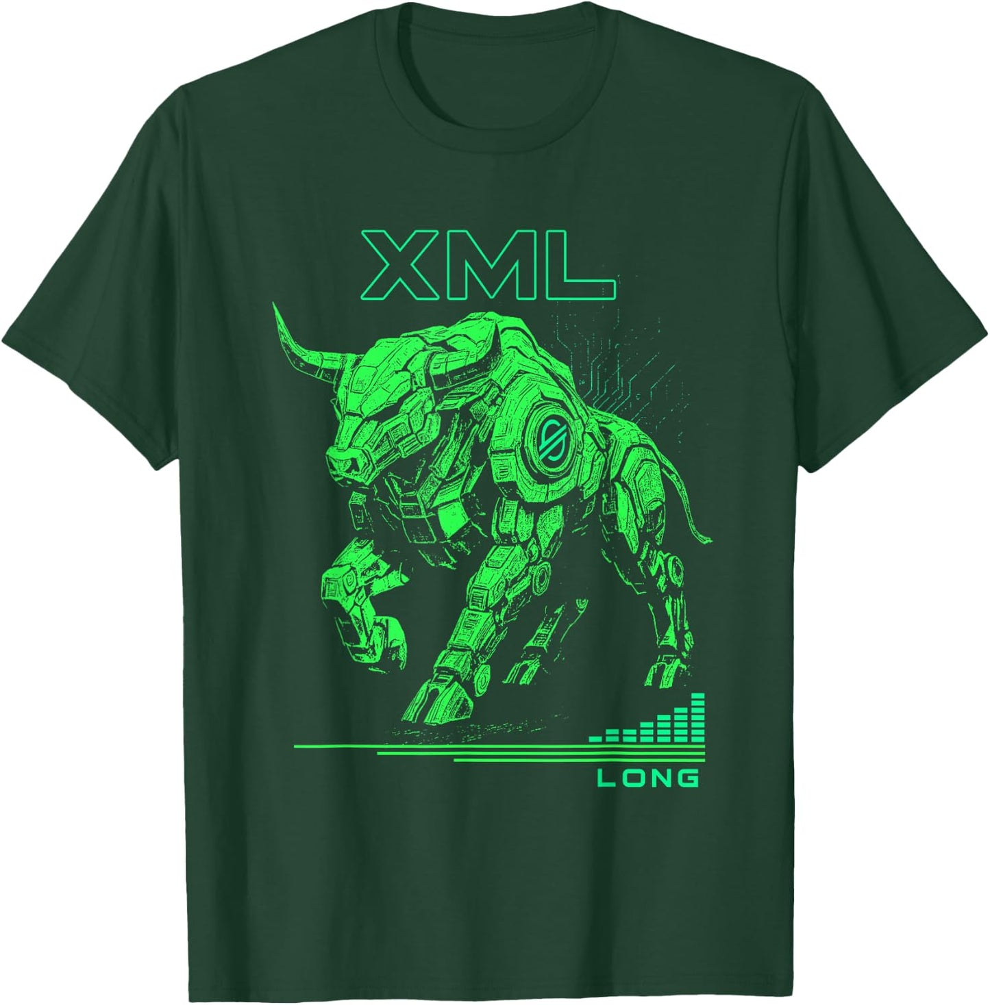XML Stellar Lumens Long Trade Crypto Bullrun Signal T-Shirt - T-Shirt | Forest