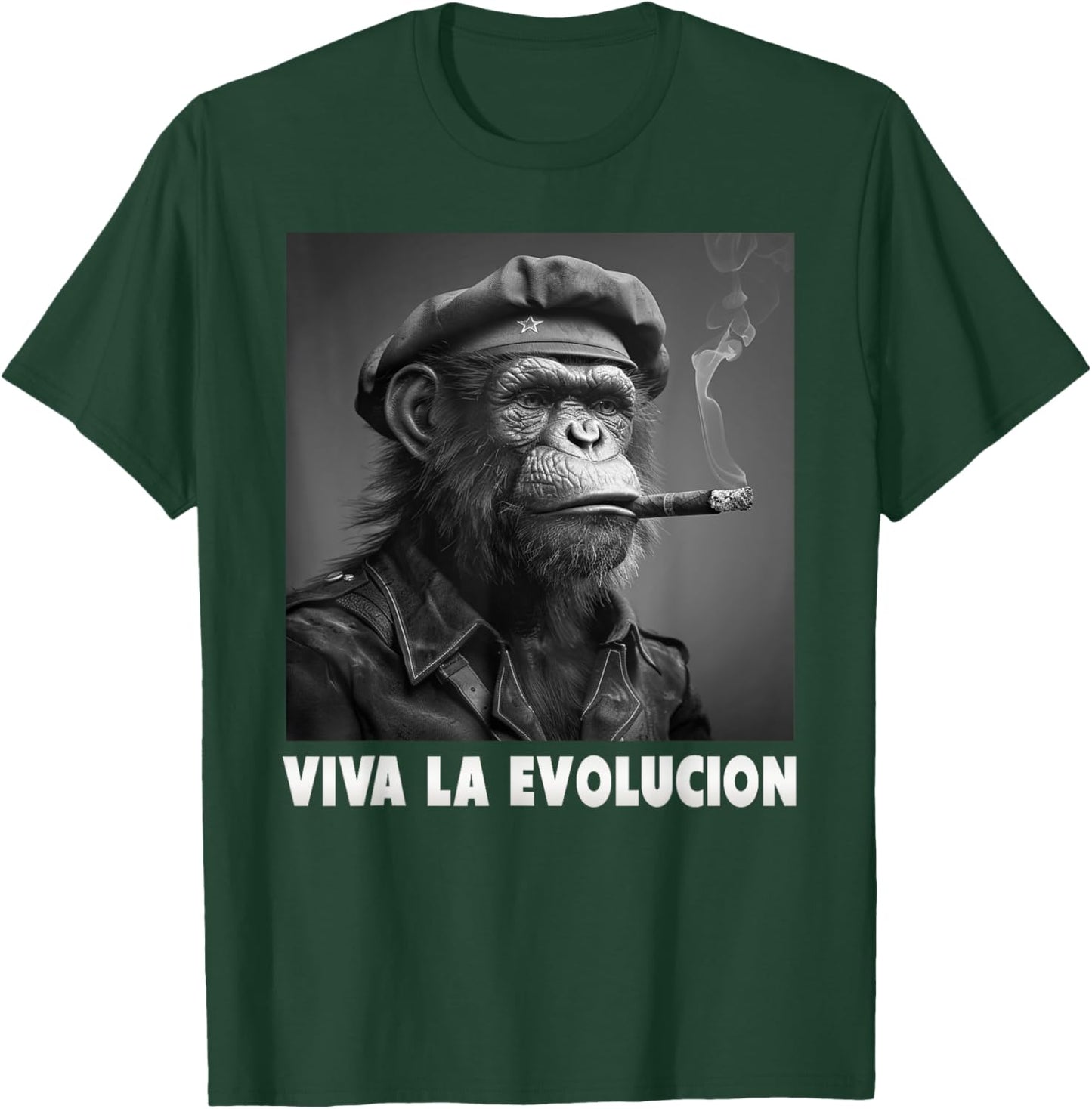 Viva La Evolucion, Révolution, Singe, Nerd T-Shirt - T-Shirt | Forest