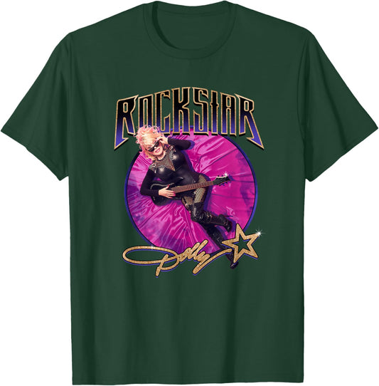 Dolly Parton Pink Velvet Rockstar T-Shirt - T-Shirt | Forest