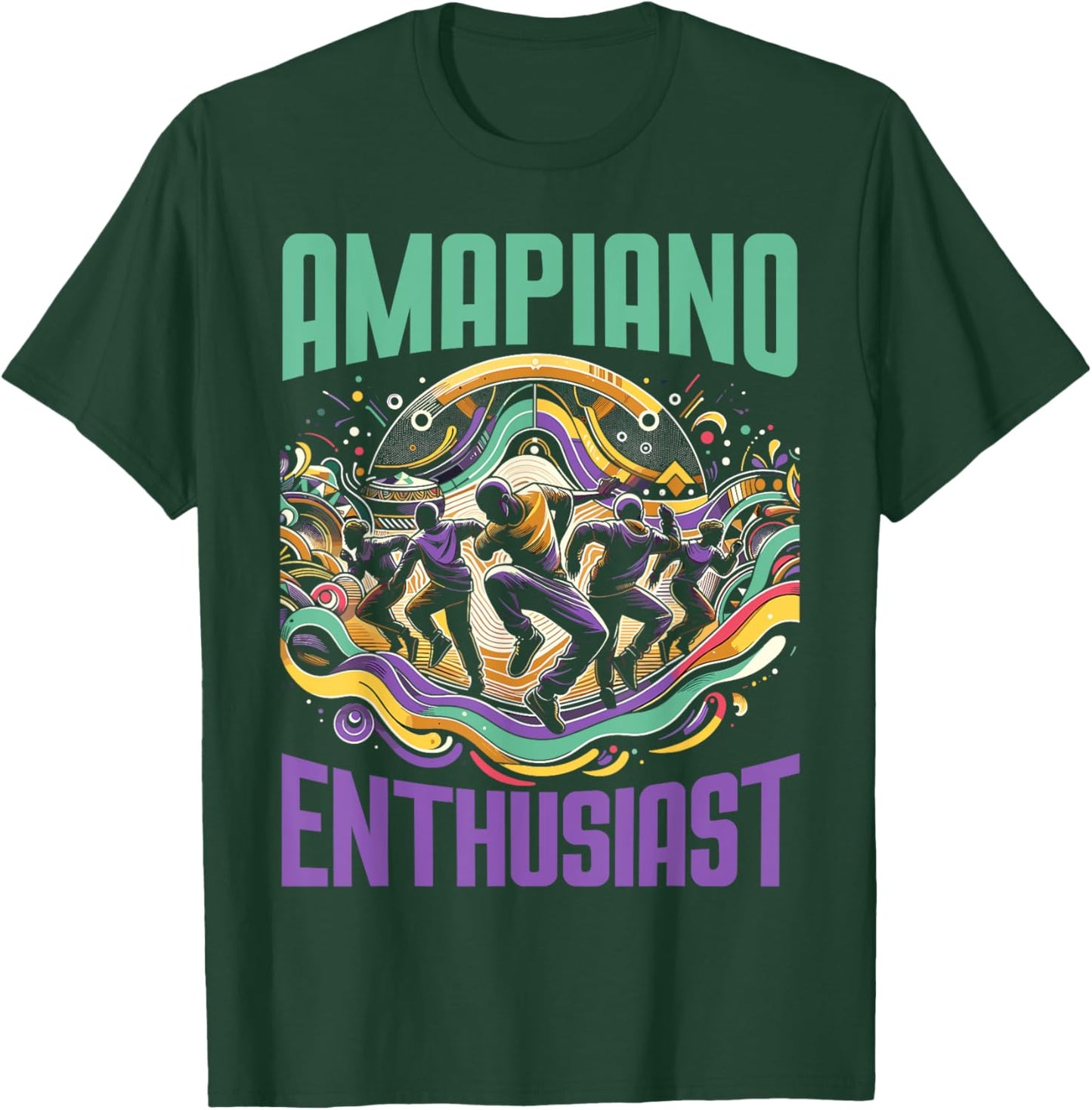 Amapiano South African Music Lover Afrobeat T-Shirt - T-Shirt | Forest