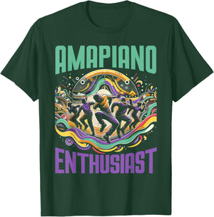 Amapiano South African Music Lover Afrobeat T-Shirt - T-Shirt | Forest