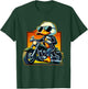 Biker Duck Riding Motorbike T-Shirt - T-Shirt | Forest