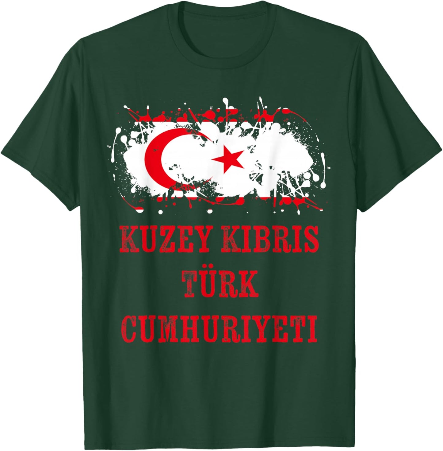 Northern Cyprian enthusiasts for Turkish of Northern Cyprus T-Shirt - T-Shirt | Forest