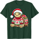Turtle Ugly Sweater Santa Hat Christmas T-Shirt - T-Shirt | Forest