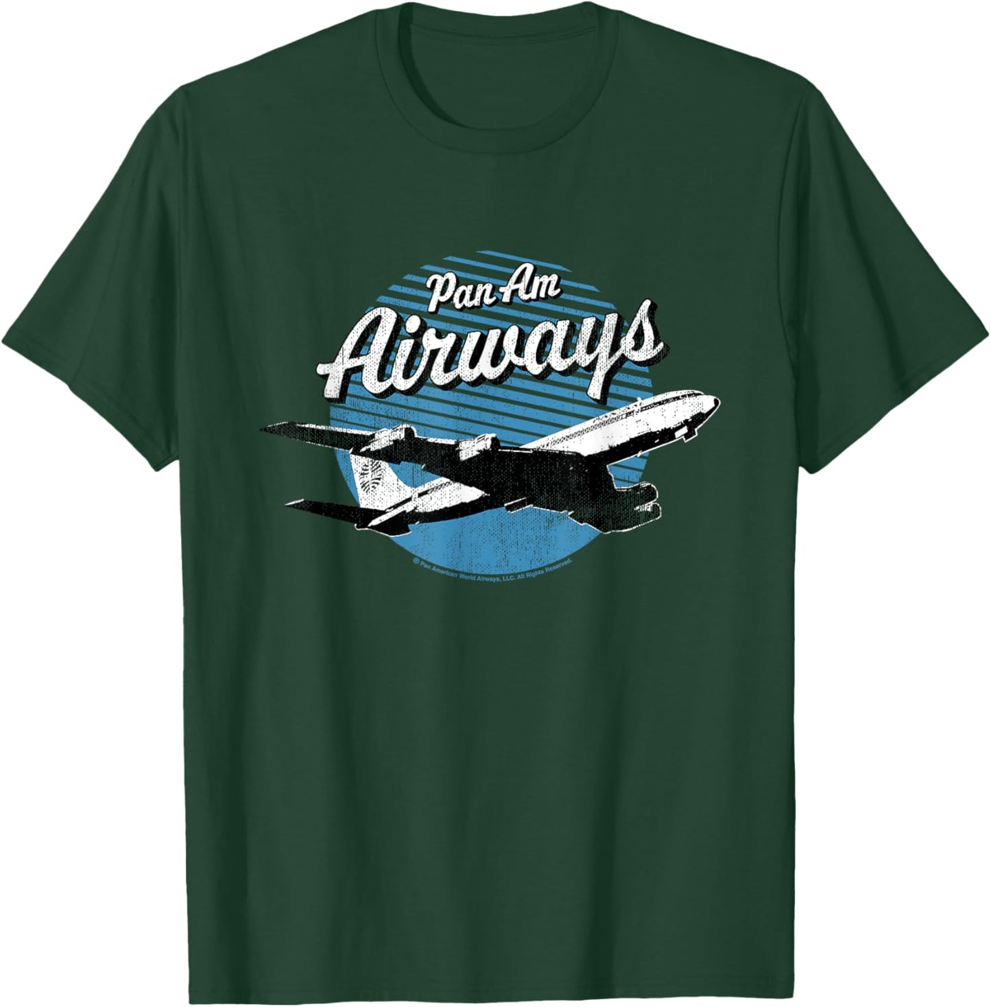 Pan Am Airways Retro Plane Take Off T-Shirt - T-Shirt | Forest