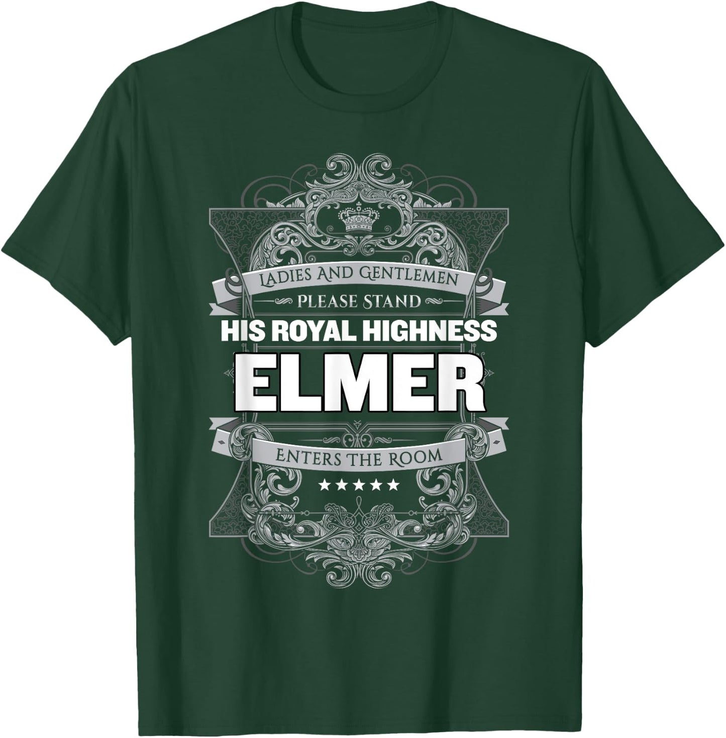 Elmer First Name T-Shirt - T-Shirt | Forest