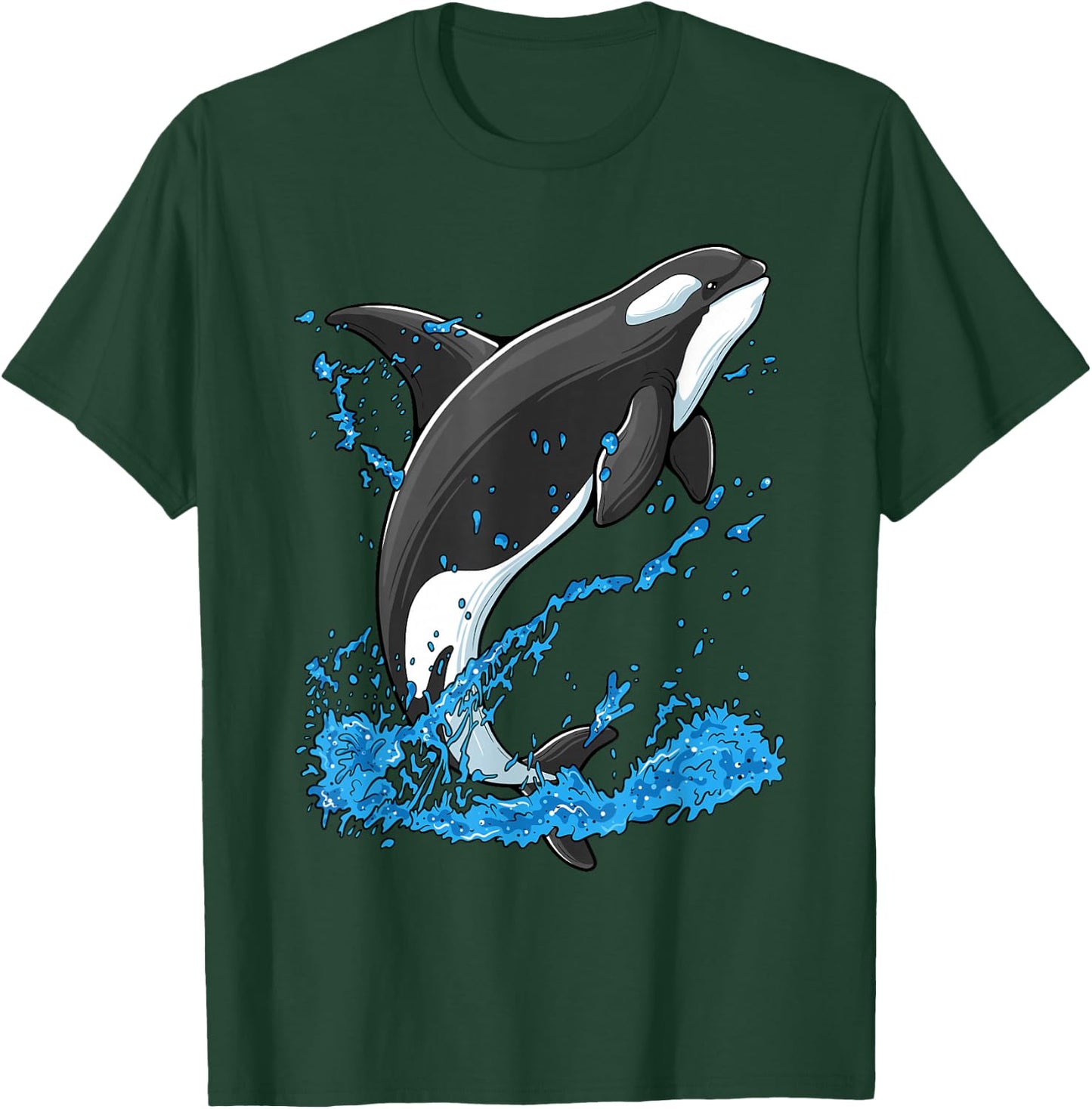 Orca Killer Whale Graphic Gift T-Shirt - T-Shirt | Forest