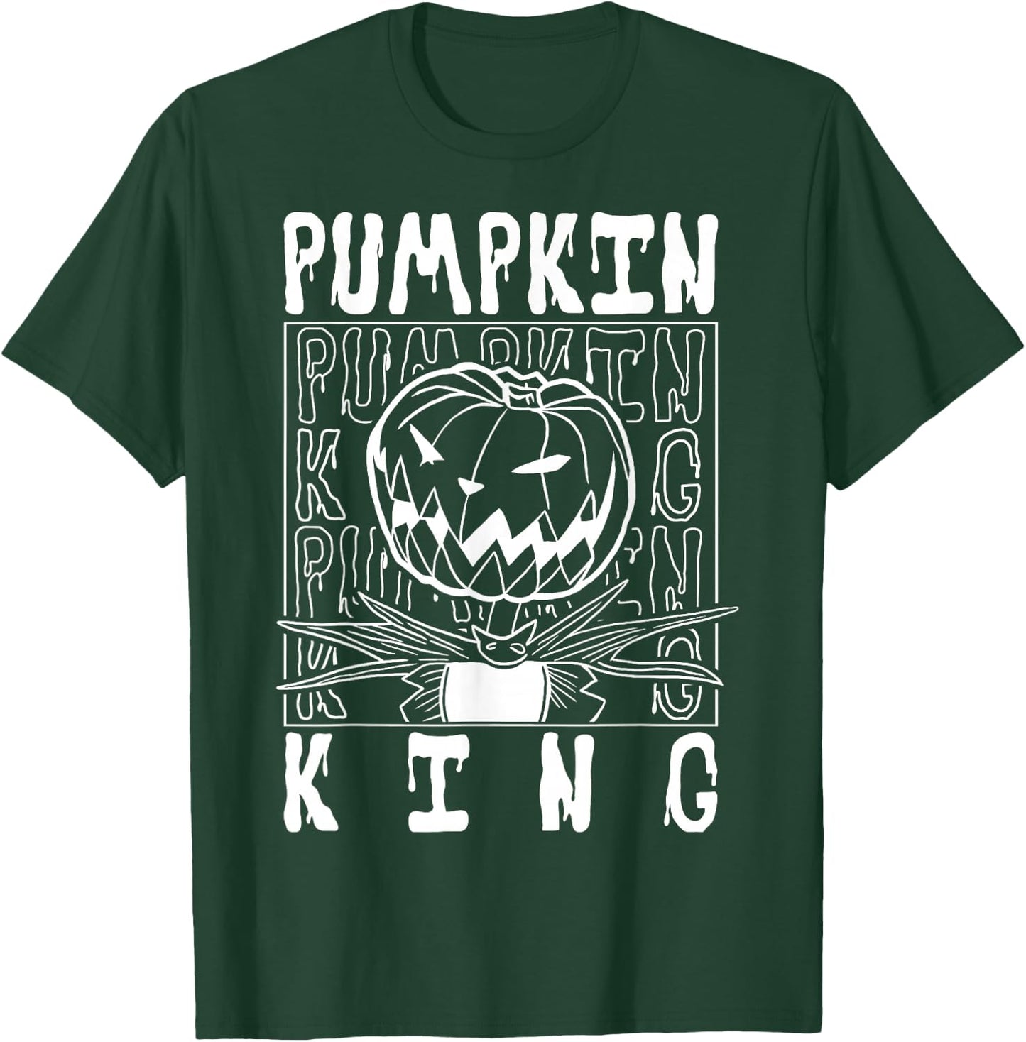 Disney The Nightmare Before Christmas Pumpkin King Stack T-Shirt - T-Shirt | Forest