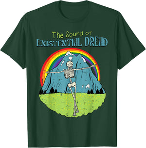 The Sound Of Existential Dread Skeleton Fun Retro Men Women T-Shirt - T-Shirt | Forest