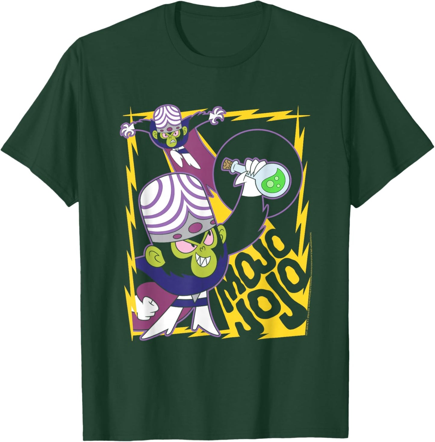 Powerpuff Girls Mojo Jojo Collage Cute Cartoon T-Shirt - T-Shirt | Forest