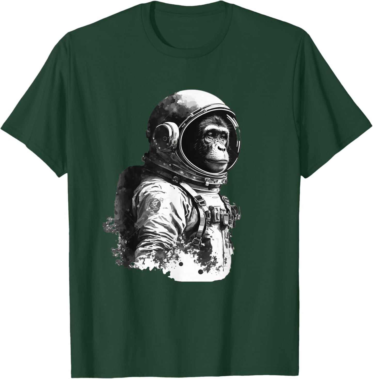 Space Vintage Travel Astronaut Monkey Astronaut T-Shirt - T-Shirt | Forest