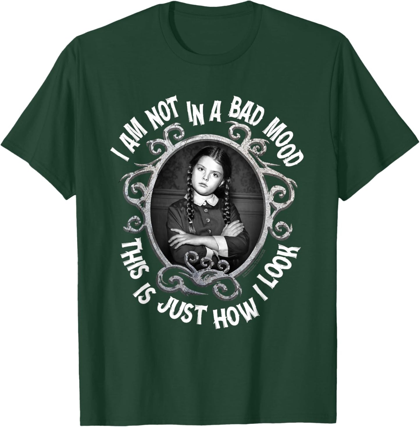 The Addams Family Wednesday Bad Mood T-Shirt - T-Shirt | Forest