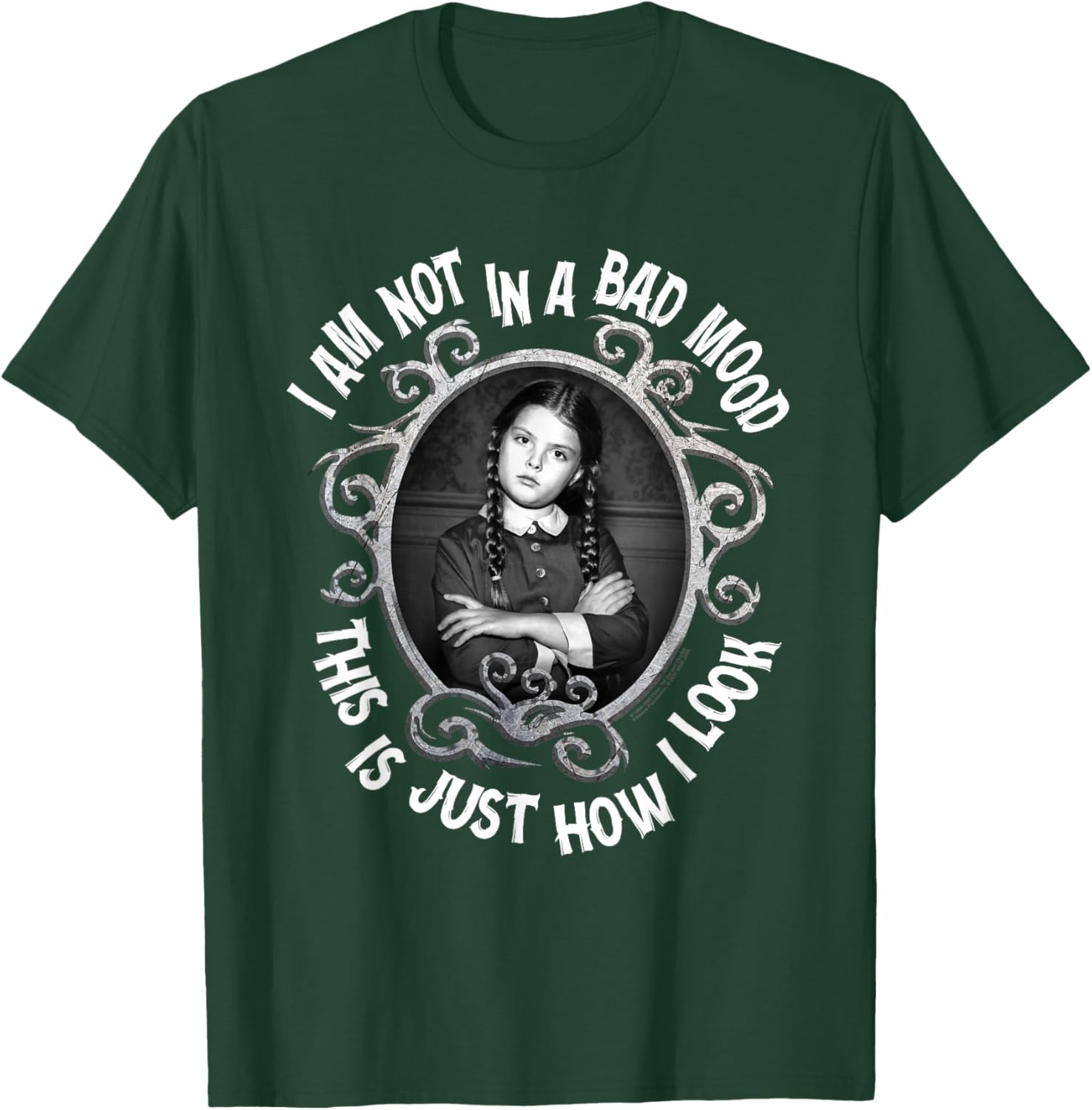 The Addams Family Wednesday Bad Mood T-Shirt - T-Shirt | Forest