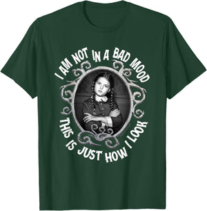 The Addams Family Wednesday Bad Mood T-Shirt - T-Shirt | Forest