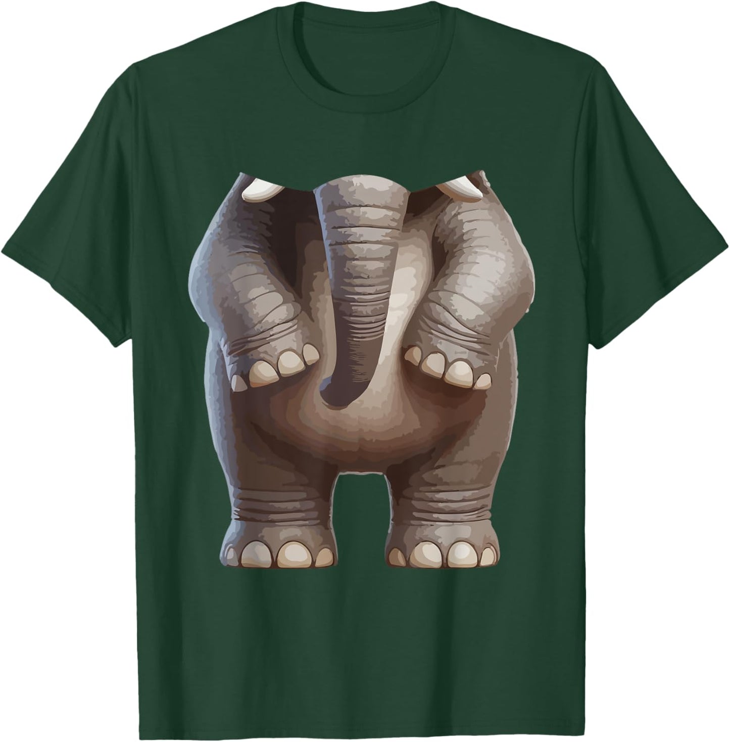 Halloween Animal Costume Cosplay Elephant Matching Parties T-Shirt - T-Shirt | Forest
