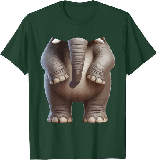 Halloween Animal Costume Cosplay Elephant Matching Parties T-Shirt - T-Shirt | Forest