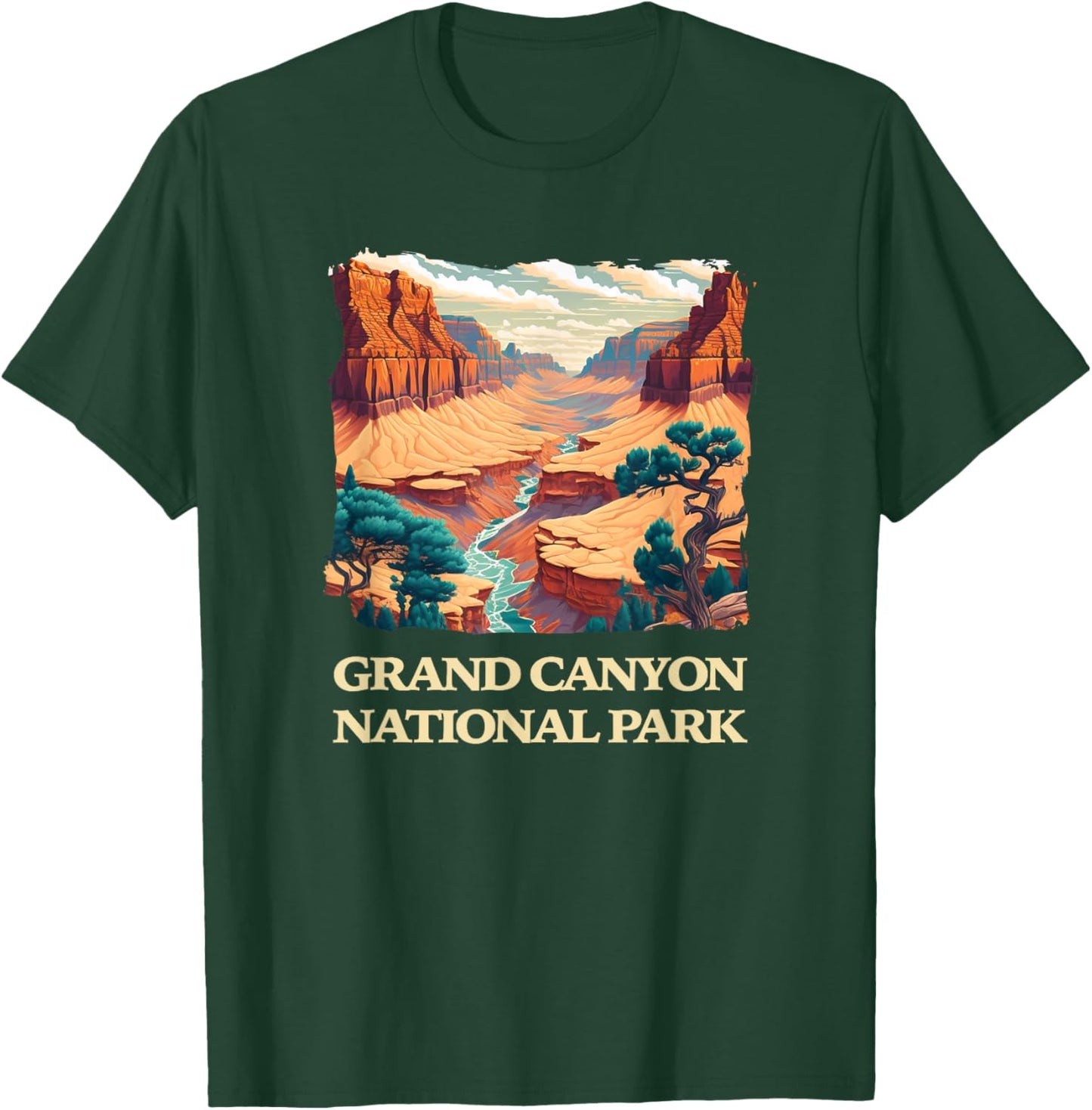Grand Canyon National Park Arizona T-Shirt - T-Shirt | Forest