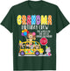 The Wheels On The Bus Grandma Birthday Crew Party Toddler T-Shirt - T-Shirt | Forest