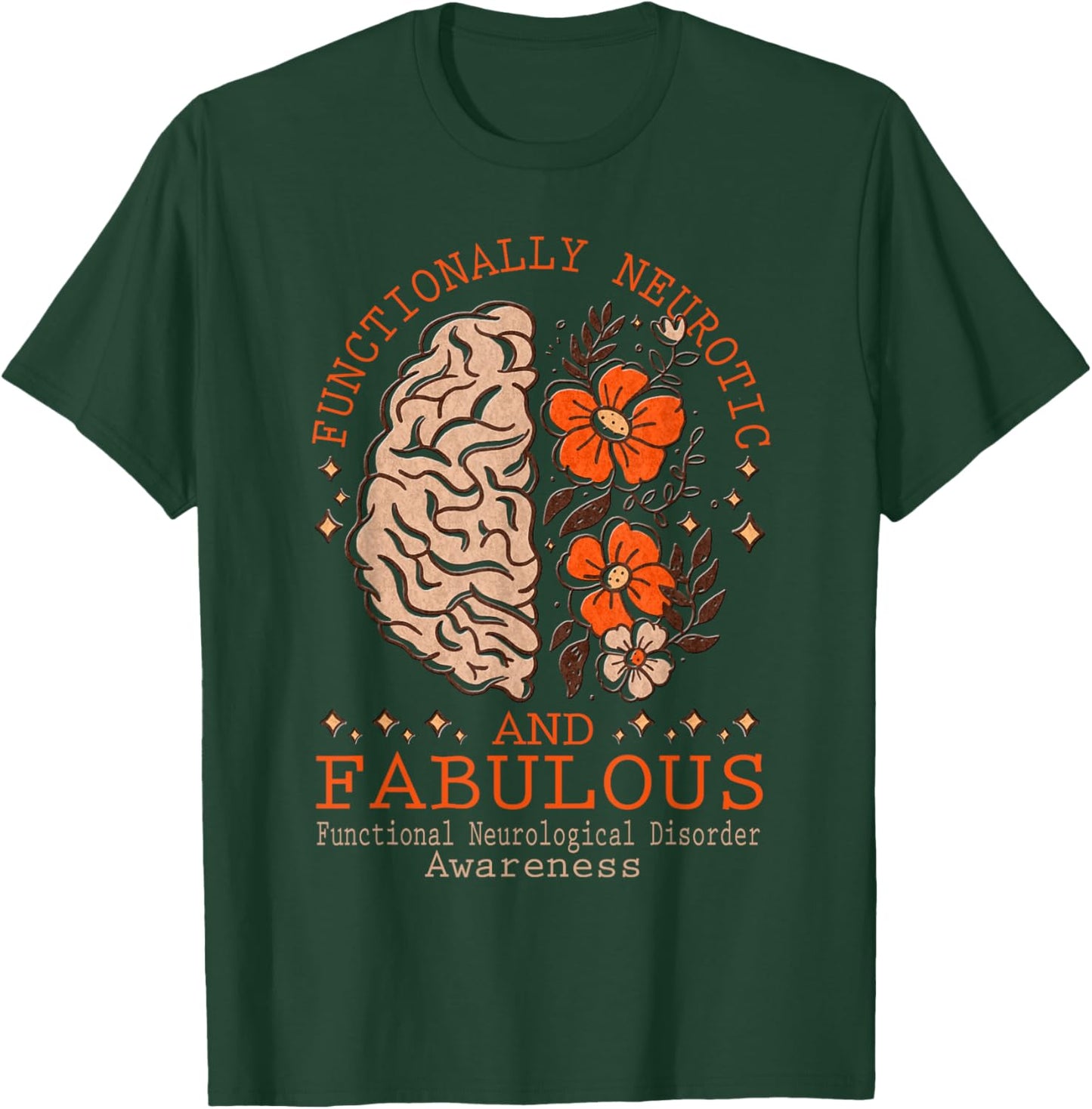 Functional Neurological Disorder Awareness T-Shirt - T-Shirt | Forest
